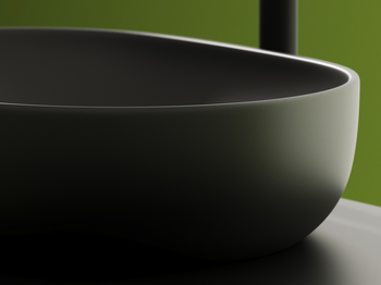 Раковина-чаша Ceramicanova Element 60 CN6047MDH Темный антрацит матовый — фото 19, Раковины накладные