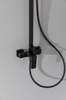 Душевая система Allen Brau Infinity 5.21012-31 Черная матовая — фото 10, Душевые стойки