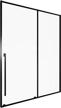 Душевая дверь Allen Brau Fantasy 160 3.11010.31 профиль Черный матовый стекло прозрачное — фото 1, Раздвижные душевые двери