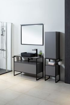 Полотенцедержатель для пенала Allen Brau Priority 1.31008.BB Черный браш — фото 7, Полотенцедержатели