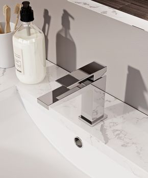 Смеситель для раковины Fiore KUBE 100CR8515, хром — фото 4, Смесители для раковины