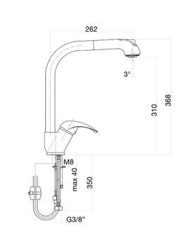 Товар: Смеситель для кухни Fiore NEXUS 43CR4399, хром - фото 2 Смеситель для кухни Fiore NEXUS 43CR4399, хром — фото 2, Смесители для кухни