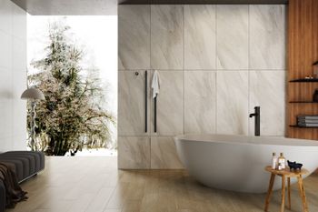 AQM3132MB Полотенцесушитель электрический (встраиваемый) 1000*456 c терморегуляторм, цвет: черный ма — фото 2, Электрические полотенцесушители