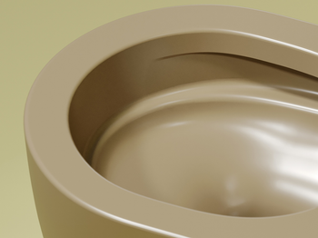 Унитаз Ceramicanova Modena Rimless CN6063MC подвесной Капучино матовый с сиденьем Микролифт — фото 22, Подвесные унитазы