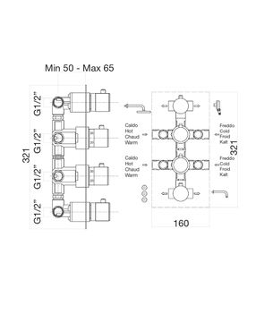 Смеситель для душа Fiore X-TERMO 31CR0915, хром — фото 2, Смеситель для душа