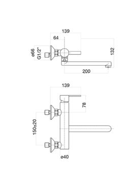 Товар: Смеситель для кухни Fiore KATANA 77CR7540, хром - фото 2 Смеситель для кухни Fiore KATANA 77CR7540, хром — фото 2, Смесители для кухни