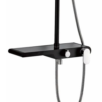 Душевая система Haiba HB2420, черный — фото 3, Душевые системы