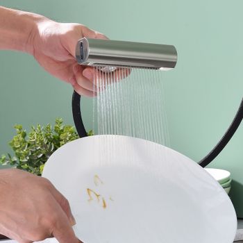 Смеситель для кухни с мультифункциональным изливом Splenka S206.49.05, сатин — фото 5, Смесители для кухни