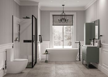 Смеситель для ванны Allen Brau Liberty 5.33012-31 Черный матовый — фото 7, Смесители напольные