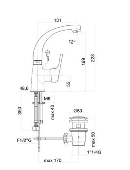 Товар: Смеситель для кухни Fiore MISTRAL 42CR4633, хром - фото 2 Смеситель для кухни Fiore MISTRAL 42CR4633, хром — фото 2, Смесители для кухни