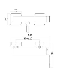 Товар: Смеситель для душа Fiore KUBE 100BB8542, белый - фото 2 Смеситель для душа Fiore KUBE 100BB8542, белый — фото 2, Смеситель для душа