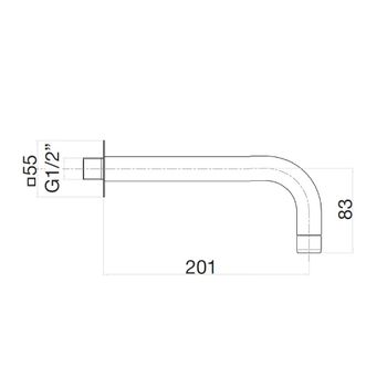 Товар: Излив Webert Sax Evolution SE0371560, черный - фото 2 Излив Webert Sax Evolution SE0371560, черный — фото 2, Изливы