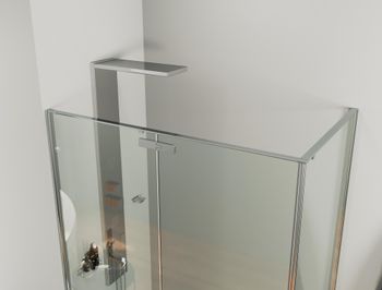 Душевой уголок Allen Brau Fantasy 160x90 3.11005-00 профиль Хром стекло прозрачное — фото 1, Прямоугольные душевые уголки