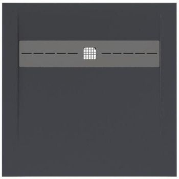 Душевой поддон из искусственного камня Allen Brau Infinity 90x90 8.21001-AM Антрацит — фото 9, Душевые поддоны из искусственного камня