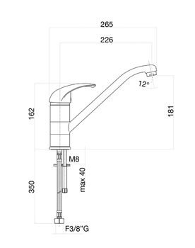 Товар: Смеситель для кухни Fiore NEXUS 43CR4135, хром - фото 2 Смеситель для кухни Fiore NEXUS 43CR4135, хром — фото 2, Смесители для кухни