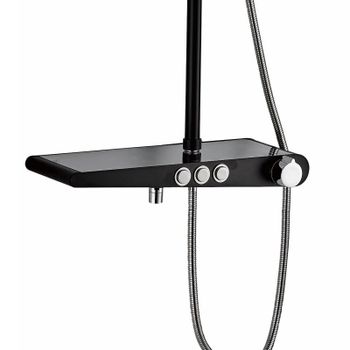 Душевая система Haiba HB2418, черный — фото 3, Душевые системы