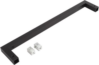 Полотенцедержатель для тумбы Allen Brau Priority 1.31007.BB Черный браш — фото 15, Комплектующие для мебели в ванной