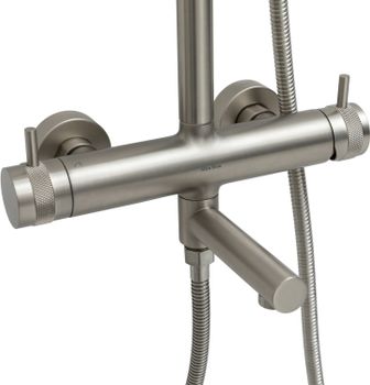 Душевая система Allen Brau Priority 5.31A10-BN Никель брашированный — фото 6, Душевые стойки