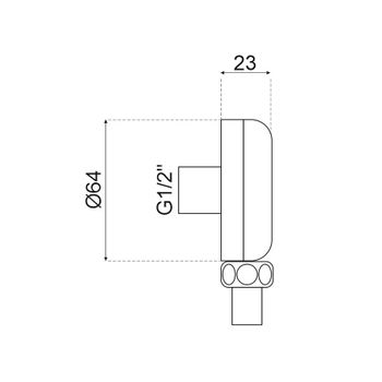 Шланговое подключение Webert AC1016560, черный — фото 2, Шланговые подключения