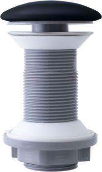 Донный клапан Allen Brau Fantasy 5.11001.31 click-clack Черный матовый — фото 1, Донные клапаны