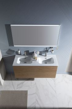 Тумба под раковину Allen Brau Glority 120 1.35004.NW дуб антик — фото 8, Тумбы под раковину