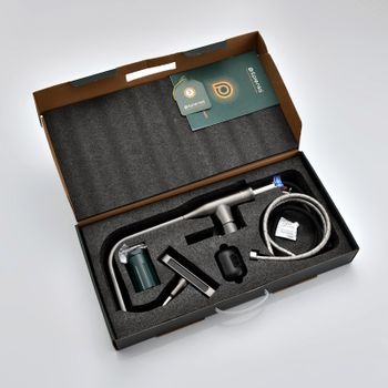 Смеситель для кухни с мультифункциональным изливом Splenka S206.49.09, графит — фото 12, Смесители для кухни