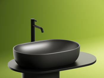 Раковина-чаша Ceramicanova Element 60 CN6047MDH Темный антрацит матовый — фото 15, Раковины накладные