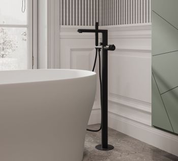 Смеситель для ванны Allen Brau Liberty 5.33012-00 Хром — фото 6, Смесители напольные