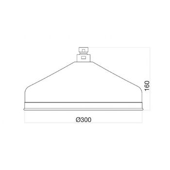 Верхний душ (без кронштейна) Fiore 30CR8609, хром — фото 2, Верхние души