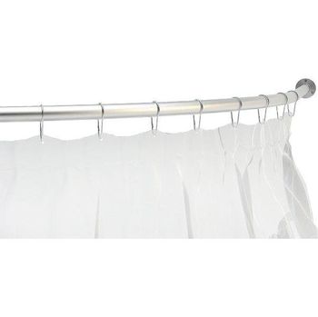 Товар: Карниз для ванны Aquanet Capri полукруглый 170х110 00156492 - фото 2 Карниз для ванны Aquanet Capri полукруглый 170х110 00156492 — фото 2, Карнизы для ванной