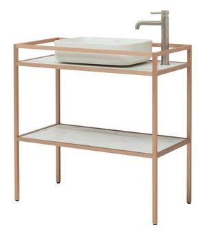 Консоль под раковину Allen Brau Liberty 90 1.33004.60 Медь браш — фото 1, Консоли для раковины