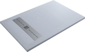 Душевой поддон из искусственного камня Allen Brau Infinity 90x90 8.21001-21 Белый камень — фото 4, Душевые поддоны из искусственного камня