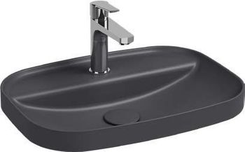 Раковина Allen Brau Sphere 55 4.11034.AN Антрацит — фото 1, Раковины встраиваемые сверху