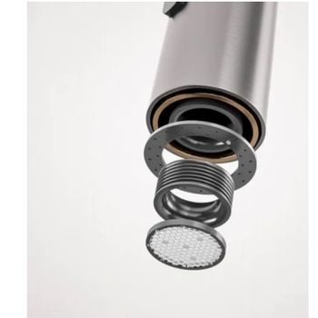 Смеситель для кухни с гибким изливом и режимом душ Haiba HB73827, хром — фото 7, Смесители для кухни