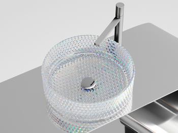 Раковина-чаша Ceramicanova Cristal 36 CN6059 Неон — фото 1, Раковины накладные