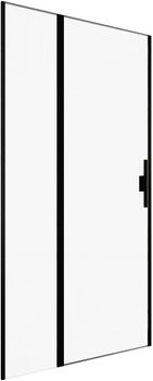 Душевая дверь Allen Brau Priority 100 3.31030.BBA профиль Черный браш стекло прозрачное — фото 11, Распашные душевые двери