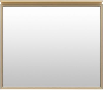 Зеркало Allen Brau Priority 90 1.31016.03 с подсветкой Латунь браш — фото 4, Зеркала в ванную комнату